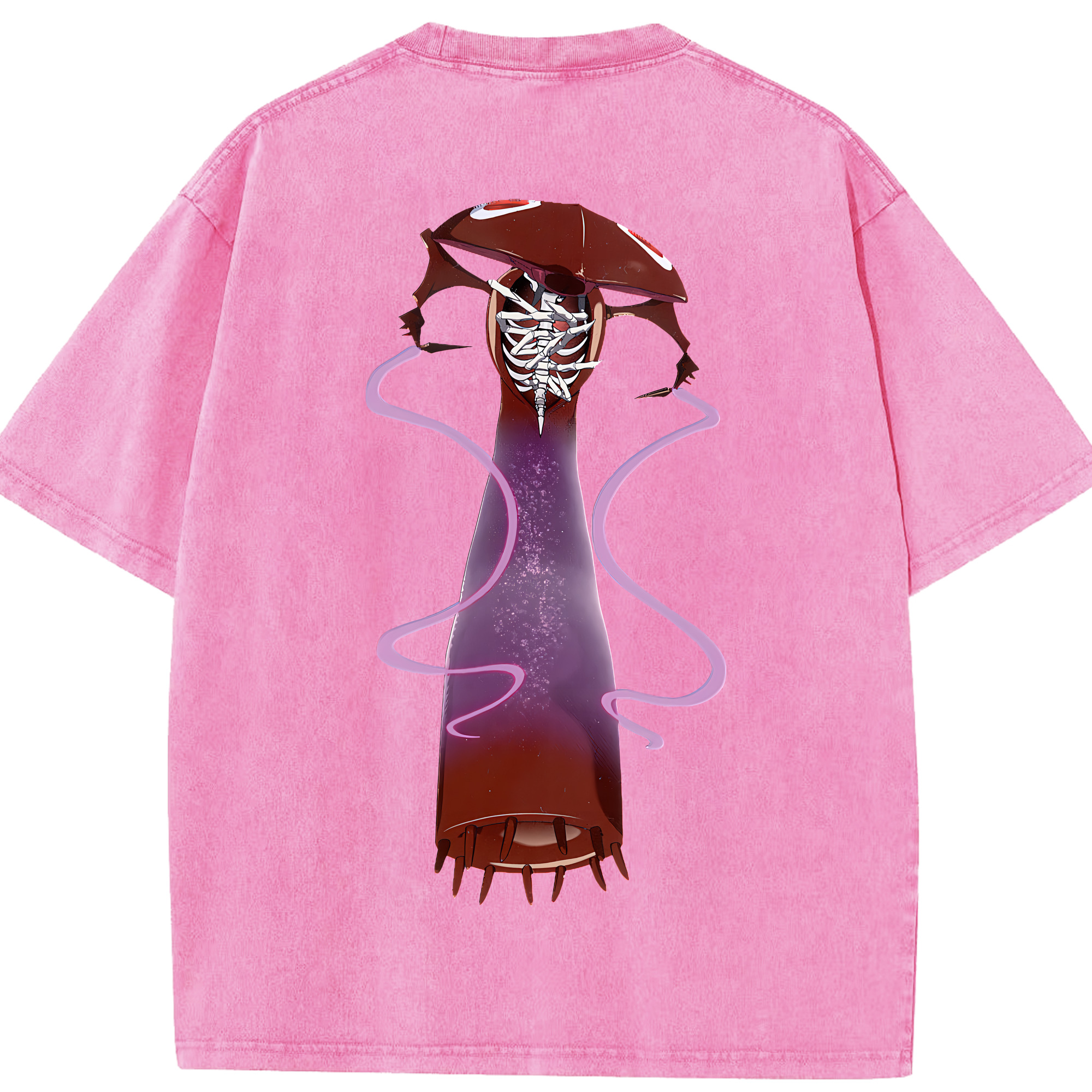 （画像用） EVA 新世紀エヴァンゲリオン 綿100% ヴィンテージ風 半袖Tシャツ（背面プリント）